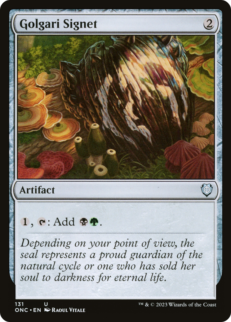 Golgari Signet [Phyrexia: All Will Be One Commander] | Chromatic Games