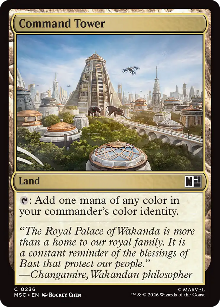 Command Tower (0236) (Surge Foil) [Marvel Super Heroes Commander] | Chromatic Games