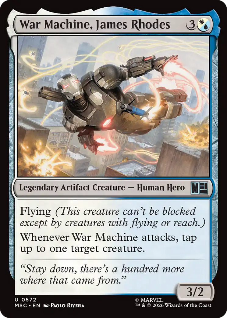 War Machine, Avenging Arsenal (Surge Foil) [Marvel Super Heroes Commander] | Chromatic Games