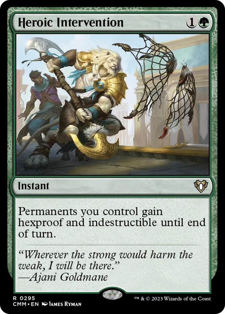 Heroic Intervention [Commander Masters] | Chromatic Games