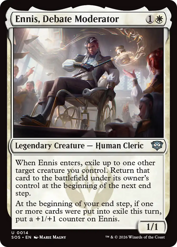Ennis, Debate Moderator [Secrets of Strixhaven] | Chromatic Games