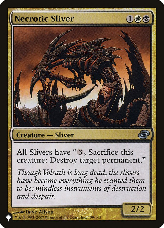 Necrotic Sliver [The List] | Chromatic Games