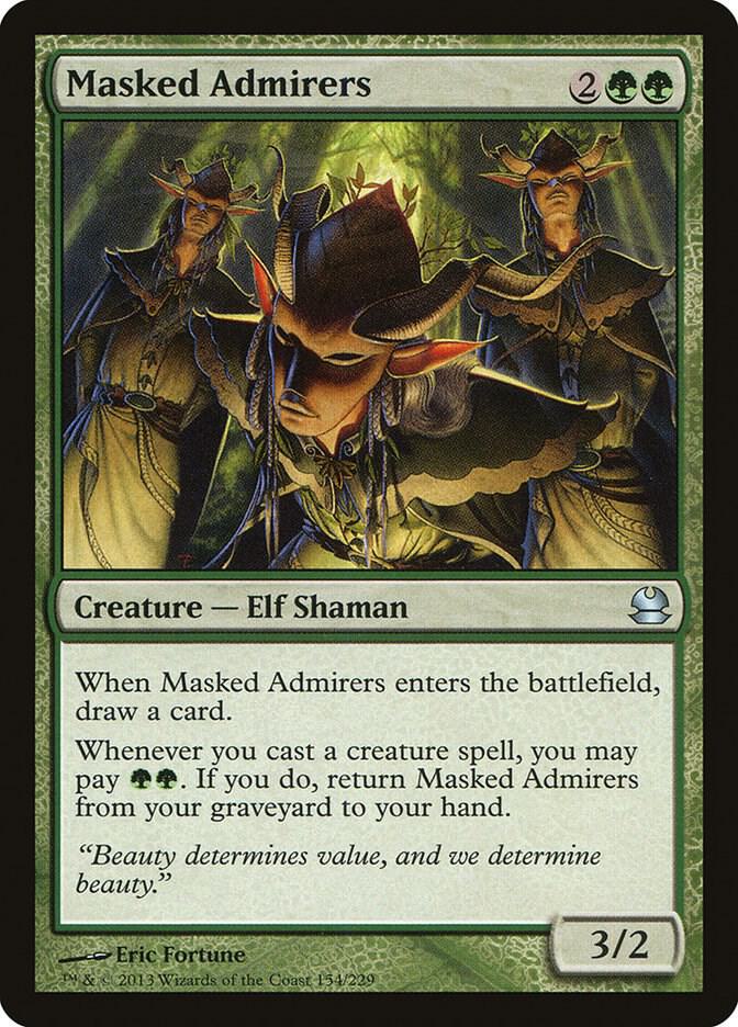Masked Admirers 154/229 (Modern Masters)  - Foil | Chromatic Games