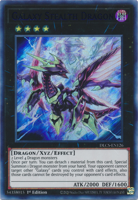 Galaxy Stealth Dragon (Blue) [DLCS-EN126] Ultra Rare | Chromatic Games