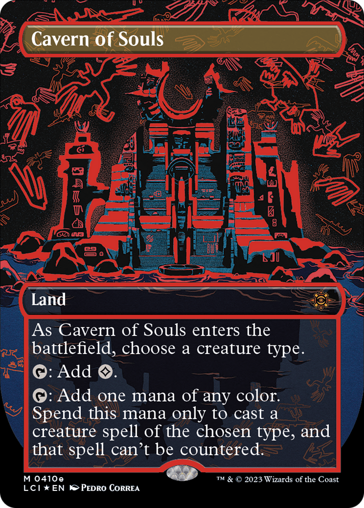 Cavern of Souls (0410e) (Borderless) [The Lost Caverns of Ixalan] | Chromatic Games