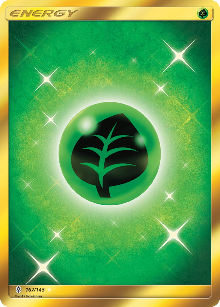 Grass Energy (167/145) [Sun & Moon: Guardians Rising] | Chromatic Games