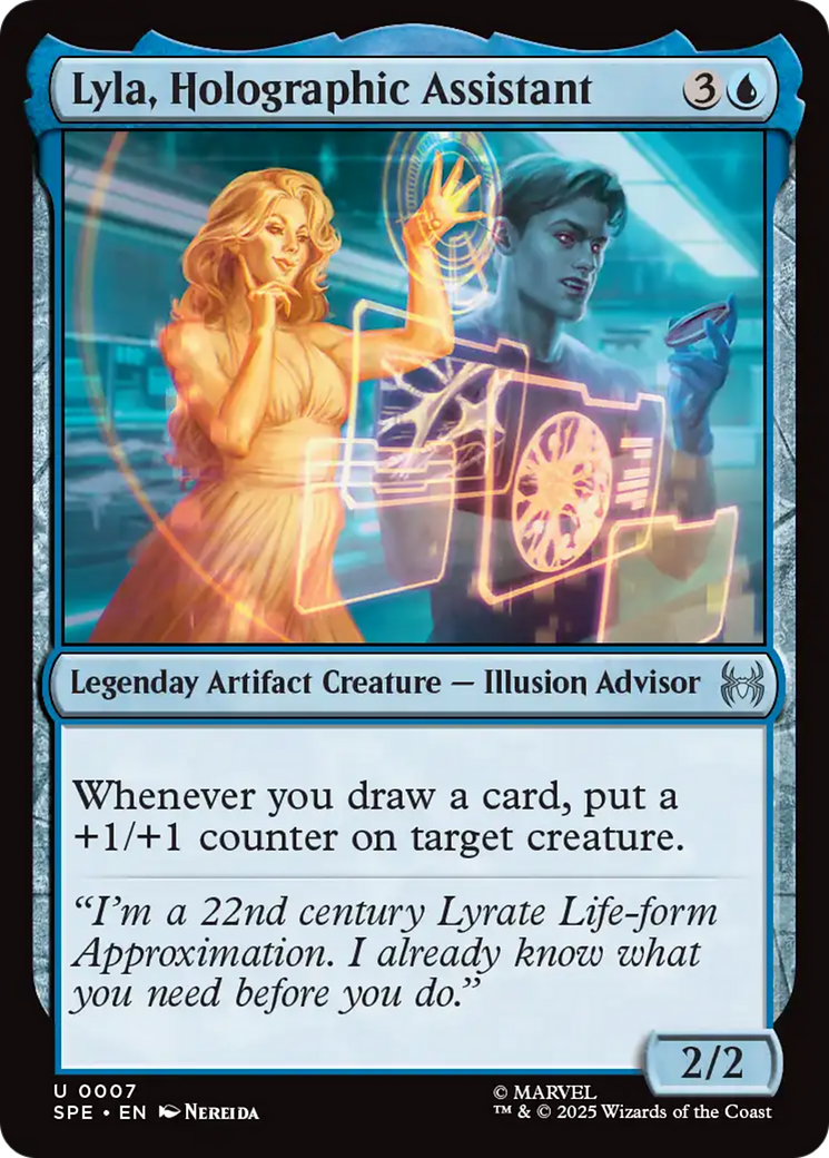 Lyla, Holographic Assistant [Marvel's Spider-Man: Eternal-Legal] | Chromatic Games