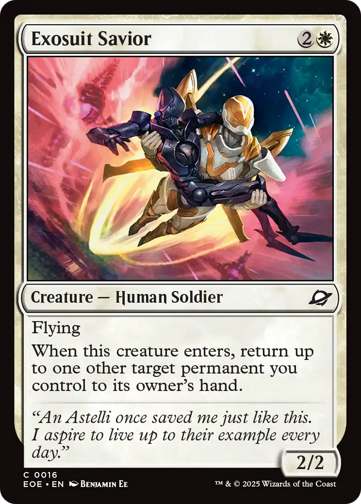 Exosuit Savior [Edge of Eternities] | Chromatic Games