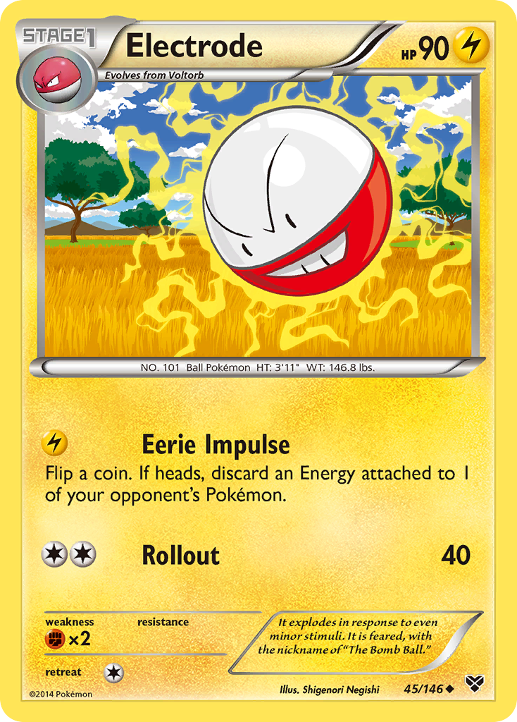 Electrode (45/146) [XY: Base Set] | Chromatic Games