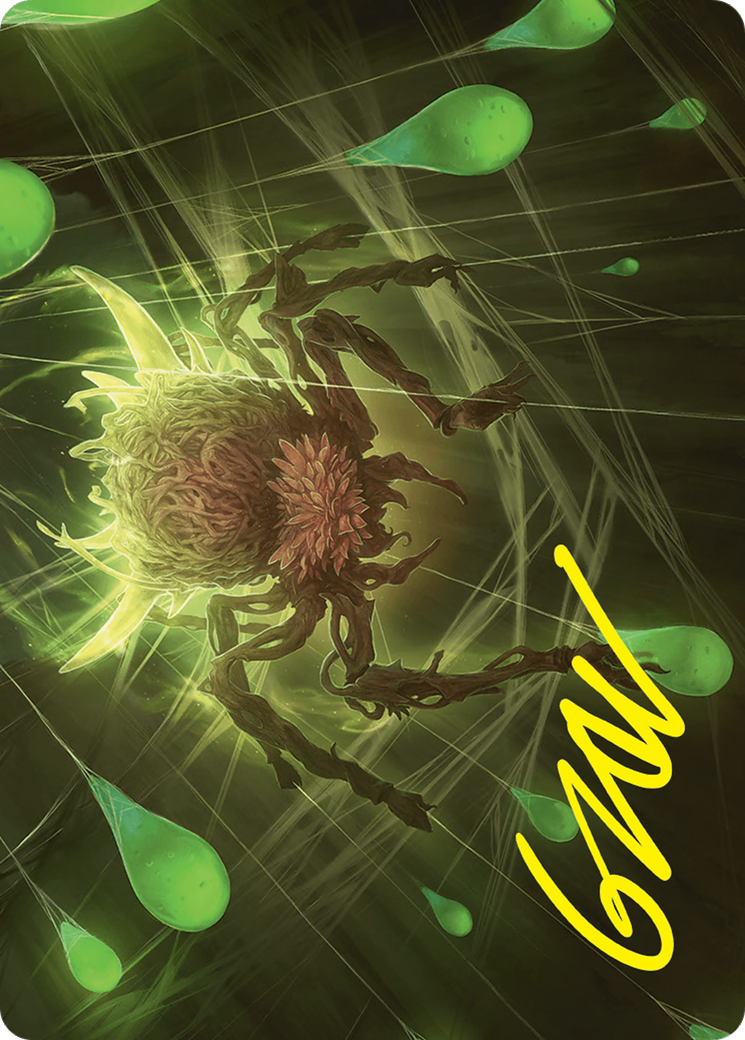 Spinner of Souls Art Card (13/54) (Gold-Stamped Signature) [Foundations Art Series] | Chromatic Games