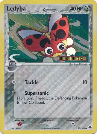 Ledyba (53/101) (Delta Species) (Stamped) [EX: Dragon Frontiers] | Chromatic Games