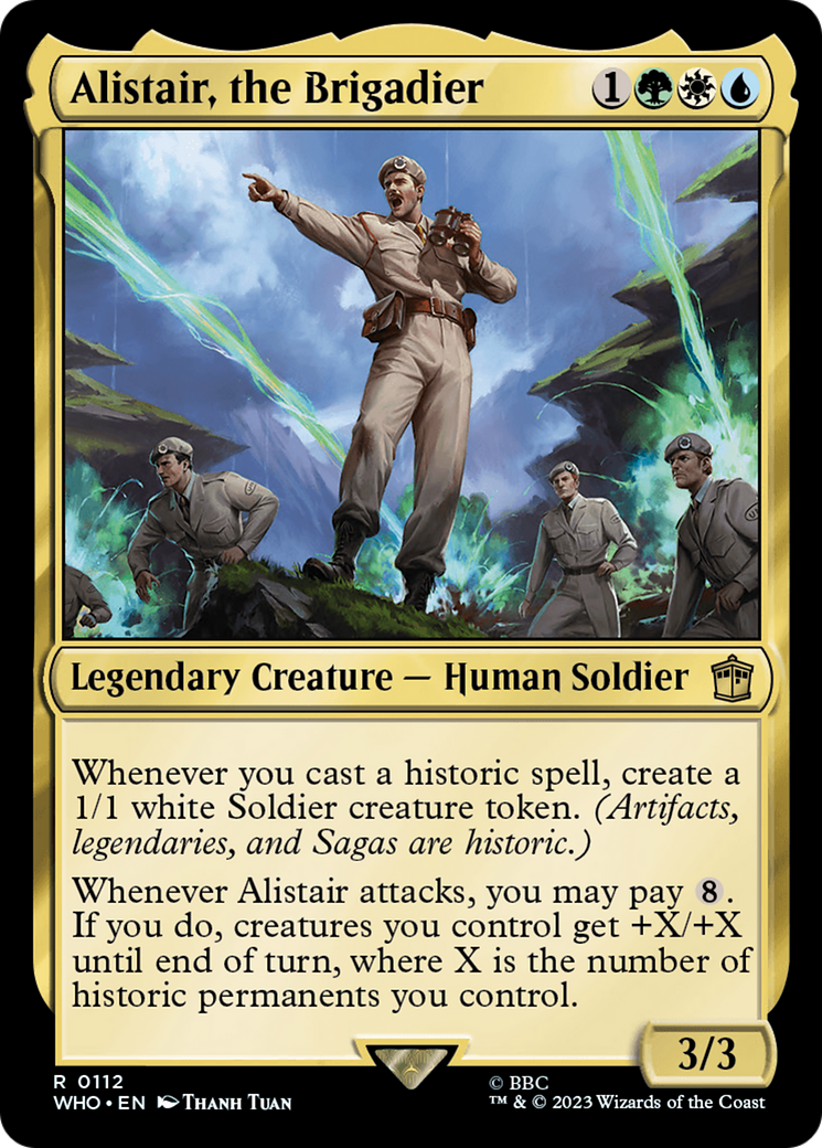 Alistair, the Brigadier [Doctor Who] | Chromatic Games