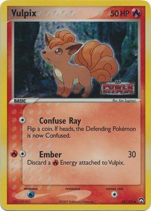 Vulpix (69/108) (Stamped) [EX: Power Keepers] | Chromatic Games