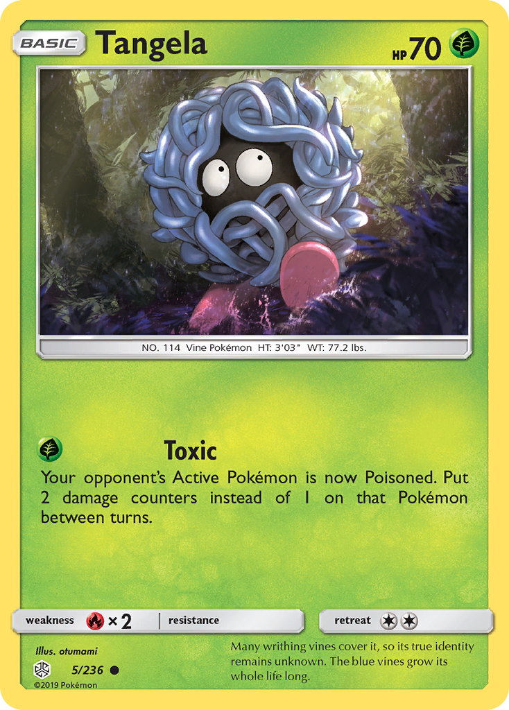 Tangela (5/236) [Sun & Moon: Cosmic Eclipse] | Chromatic Games