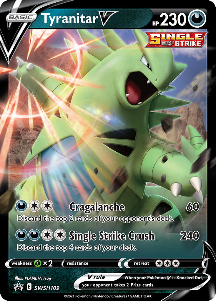 Tyranitar V (SWSH109) [Sword & Shield: Black Star Promos] | Chromatic Games