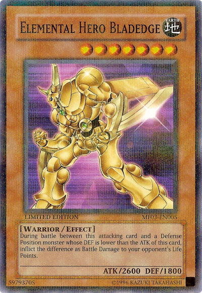 Elemental Hero Bladedge [MF03-EN005] Parallel Rare | Chromatic Games