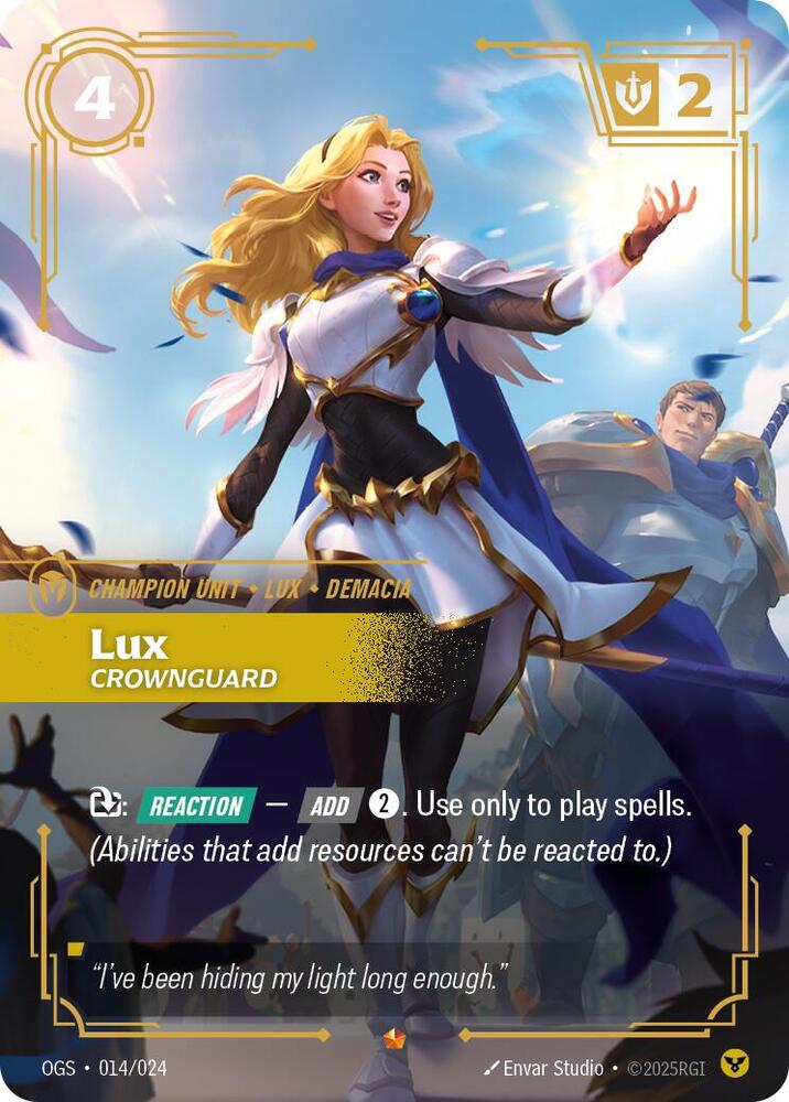 Lux - Crownguard 014/024 (Origins: Proving Grounds)  | Chromatic Games