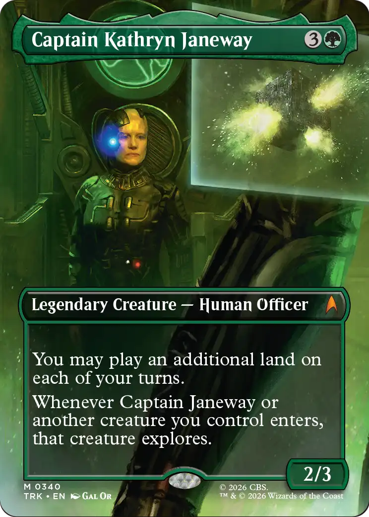 Captain Kathryn Janeway (Borderless) [Star Trek] | Chromatic Games