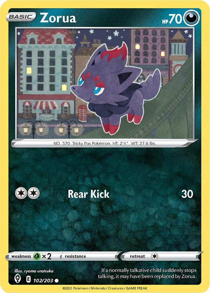 Zorua (102/203) [Sword & Shield: Evolving Skies] | Chromatic Games