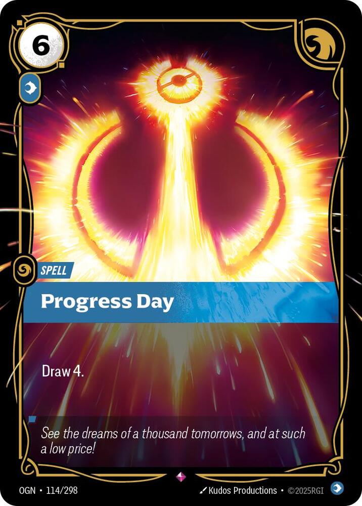 Progress Day 114/298 (Origins)  - Foil | Chromatic Games