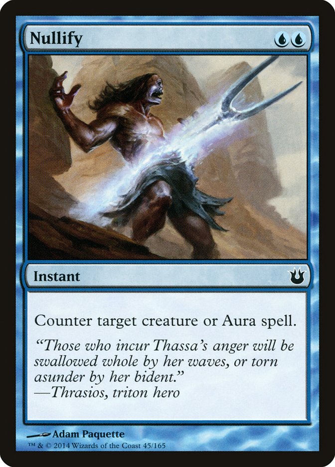 Nullify 45/165 (Born of the Gods)  - Foil | Chromatic Games