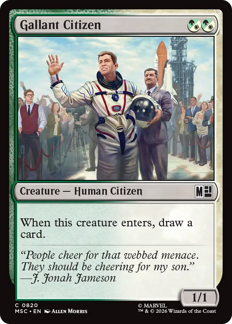 Gallant Citizen [Marvel Super Heroes Commander] | Chromatic Games