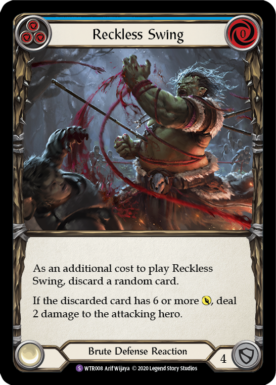 Reckless Swing [U-WTR008] (Welcome to Rathe Unlimited)  Unlimited Normal | Chromatic Games