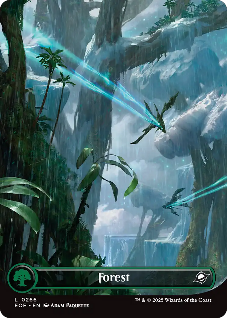 Forest (0266) (Borderless) [Edge of Eternities] | Chromatic Games
