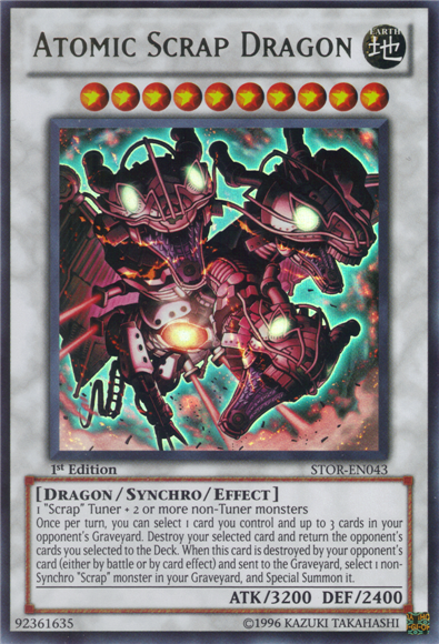 Atomic Scrap Dragon [STOR-EN043] Ultra Rare | Chromatic Games
