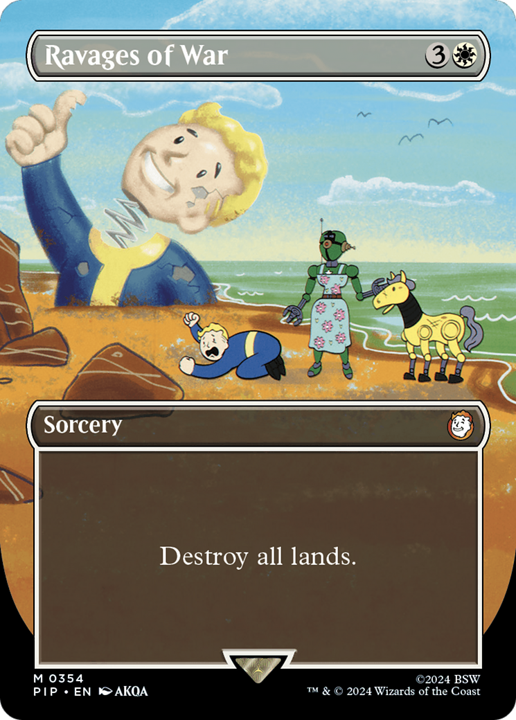 Ravages of War (Borderless) [Fallout] | Chromatic Games