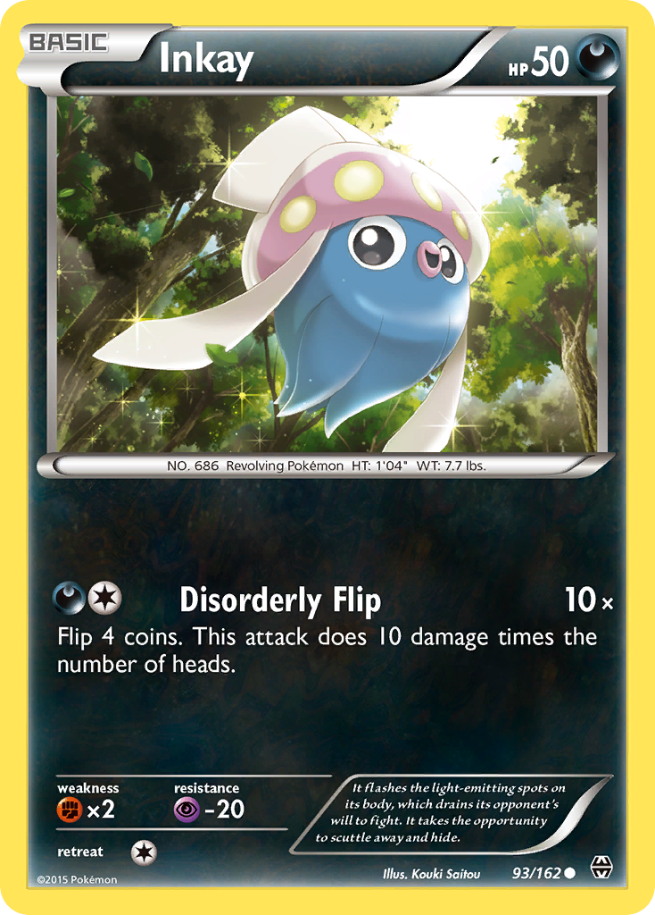 Inkay (93/162) [XY: BREAKthrough] | Chromatic Games