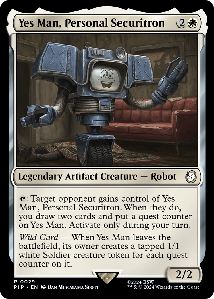 Yes Man, Personal Securitron [Fallout] | Chromatic Games