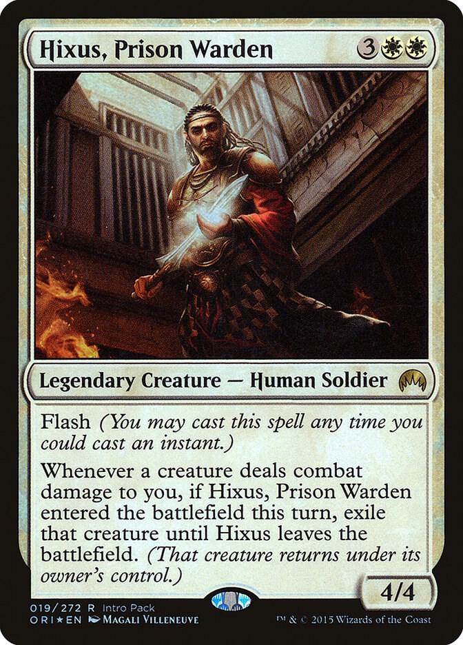 Hixus Prison Warden 19/54 (Unique and Miscellaneous Promos)  - Foil | Chromatic Games