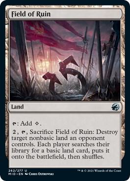 Field of Ruin 262/277 (Innistrad: Midnight Hunt)  | Chromatic Games