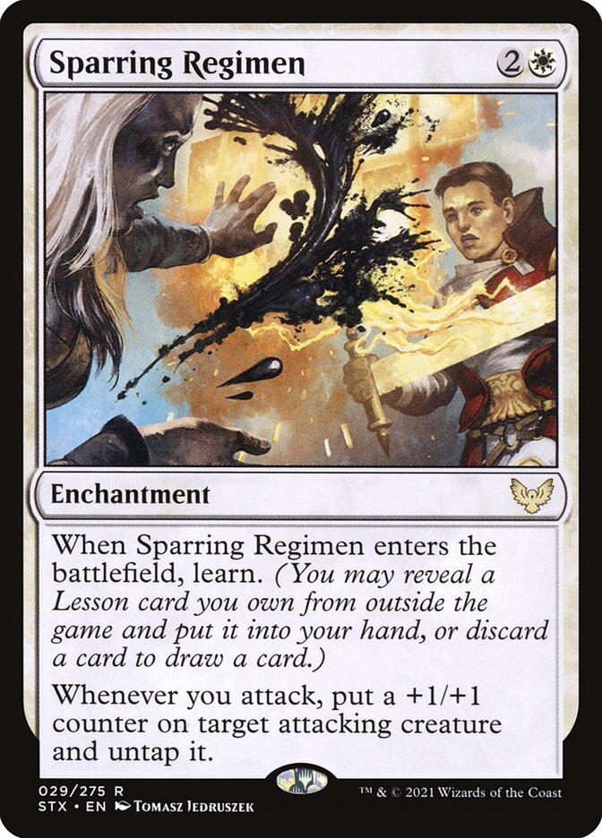 Sparring Regimen 29 (Strixhaven: School of Mages)  - Foil | Chromatic Games