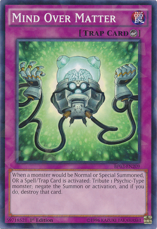 Mind Over Matter [BP03-EN209] Shatterfoil Rare | Chromatic Games