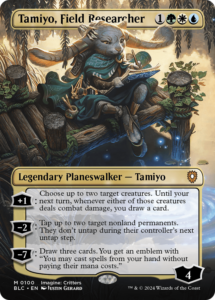Tamiyo, Field Researcher (Borderless) [Bloomburrow Commander] | Chromatic Games