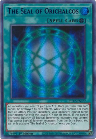 The Seal of Orichalcos (Purple) [DLCS-EN137] Ultra Rare | Chromatic Games