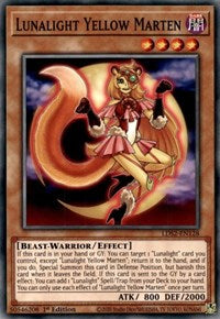 Lunalight Yellow Marten [LDS2-EN128] Common | Chromatic Games