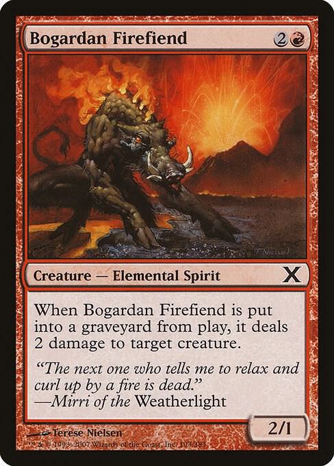 Bogardan Firefiend 193/383 (10th Edition)  - Foil | Chromatic Games