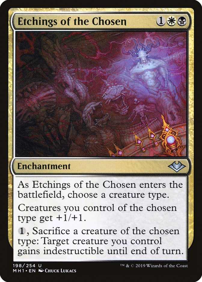 Etchings of the Chosen [Modern Horizons] | Chromatic Games