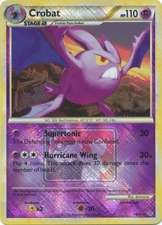 Crobat (14/95) (League Promo) [HeartGold & SoulSilver: Unleashed] | Chromatic Games