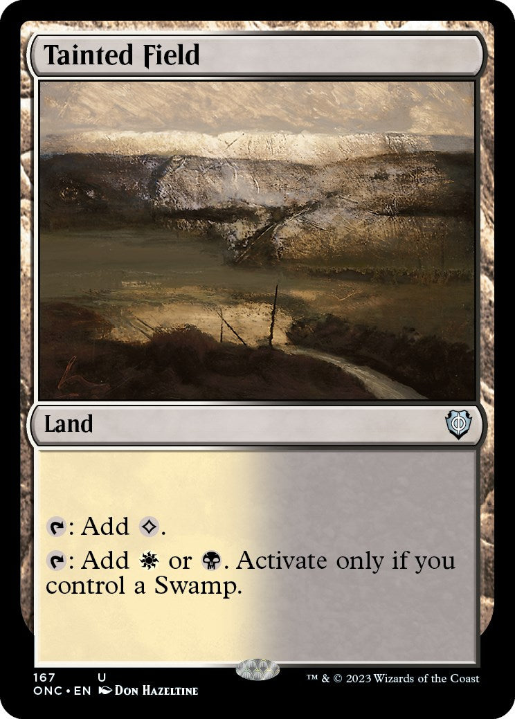 Tainted Field [Phyrexia: All Will Be One Commander] | Chromatic Games