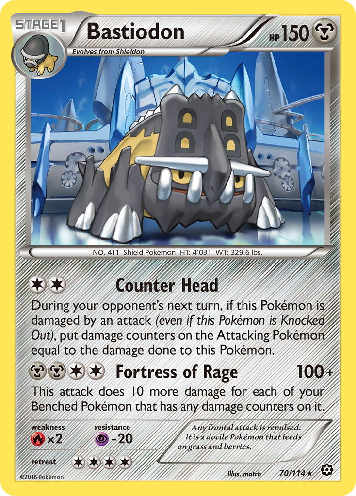 Bastiodon (70/114) [XY: Steam Siege] | Chromatic Games