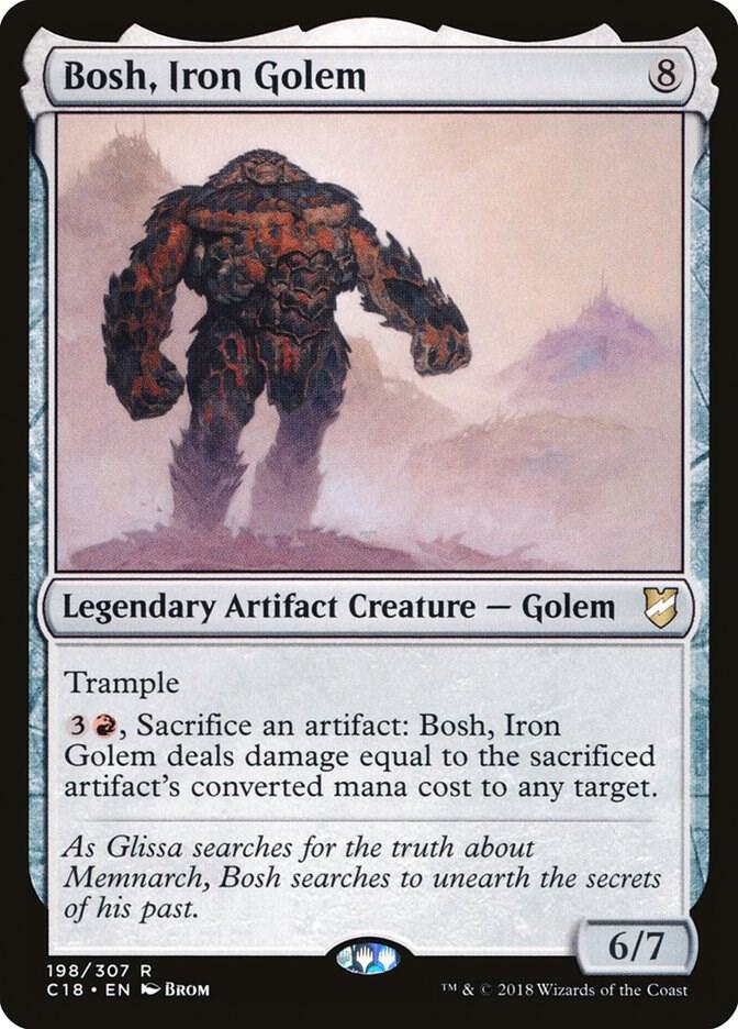 Bosh, Iron Golem 198/307 (Commander 2018)  | Chromatic Games