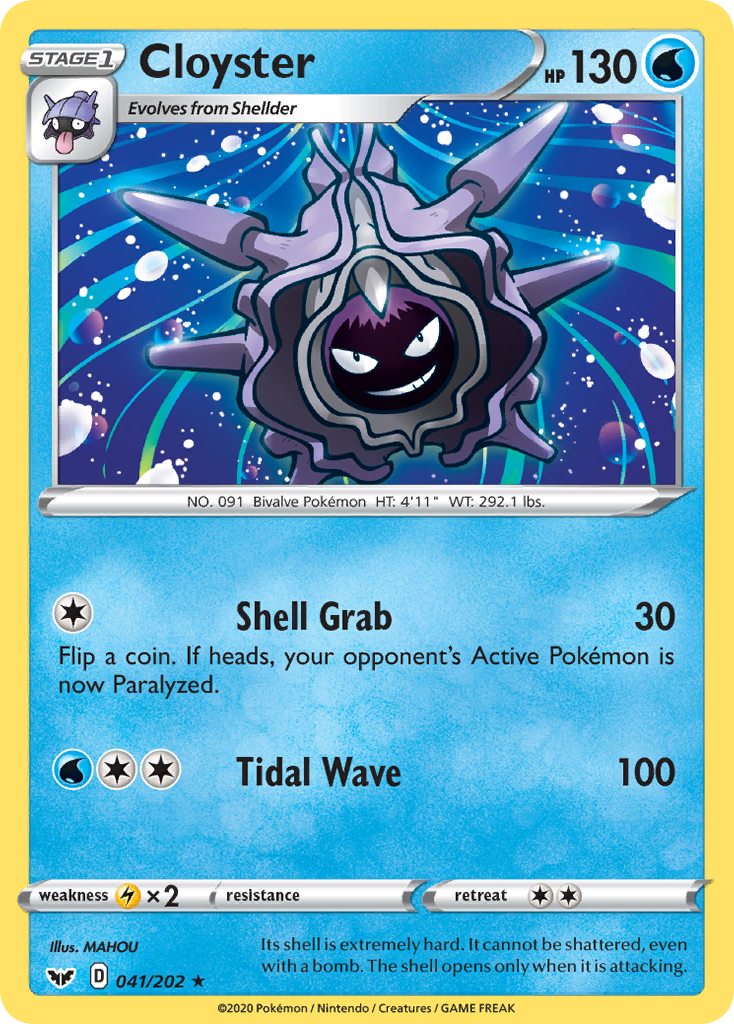 Cloyster (041/202) [Sword & Shield: Base Set] | Chromatic Games