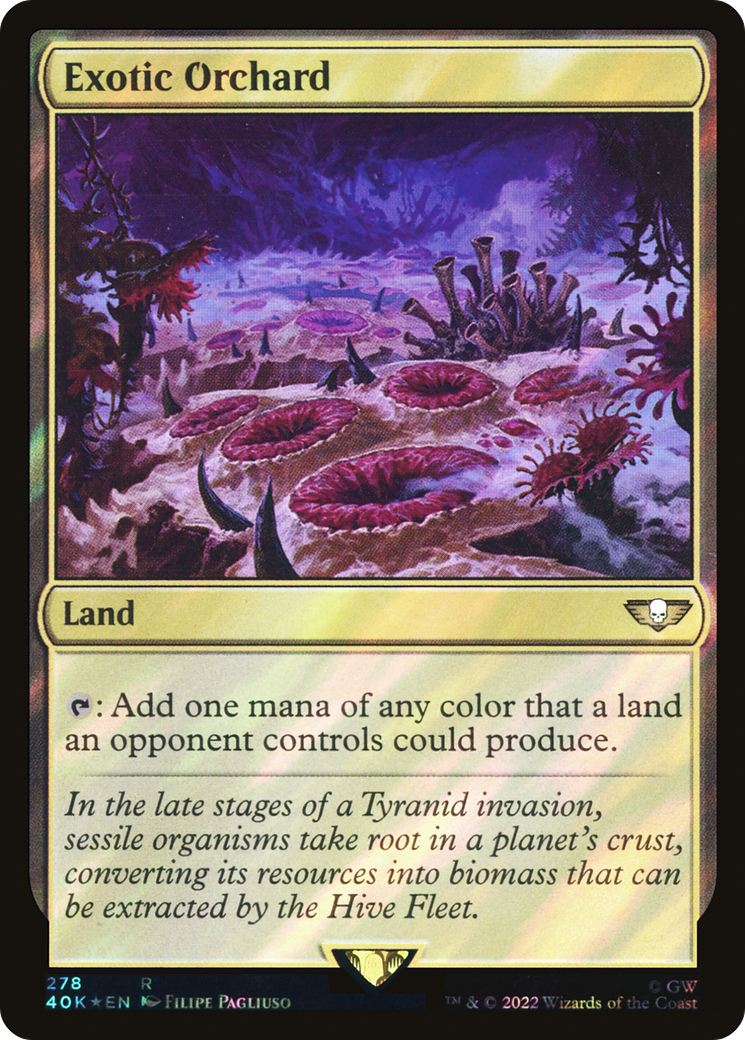 Exotic Orchard (Surge Foil) [Marvel Super Heroes Commander] | Chromatic Games