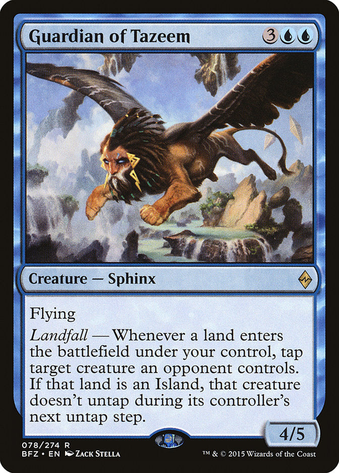 Guardian of Tazeem 78/274 (Battle for Zendikar)  | Chromatic Games