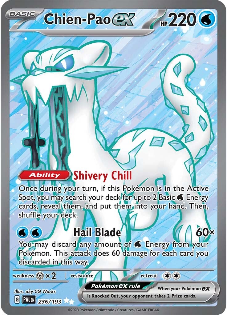 Chien-Pao ex (236/193) [Scarlet & Violet: Paldea Evolved] | Chromatic Games