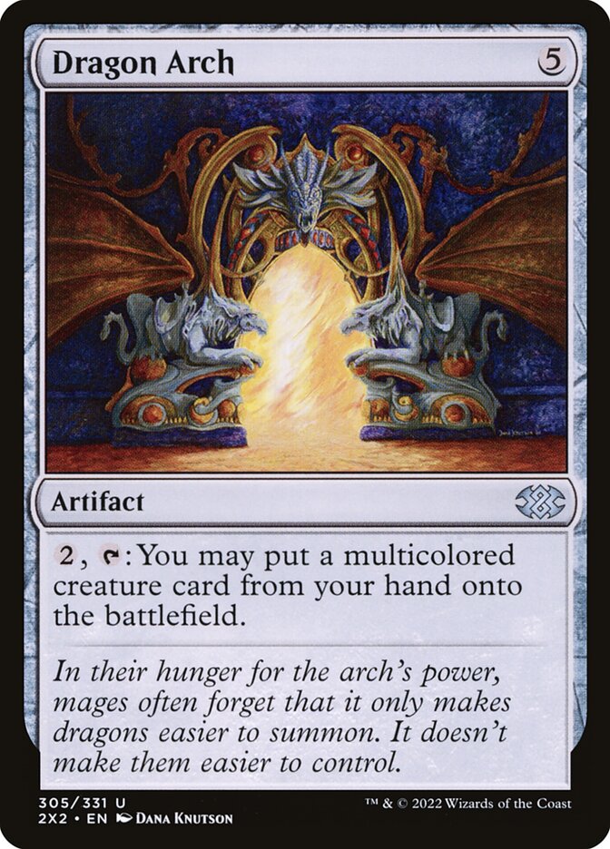 Dragon Arch 305 (Double Masters 2022)  - Foil | Chromatic Games